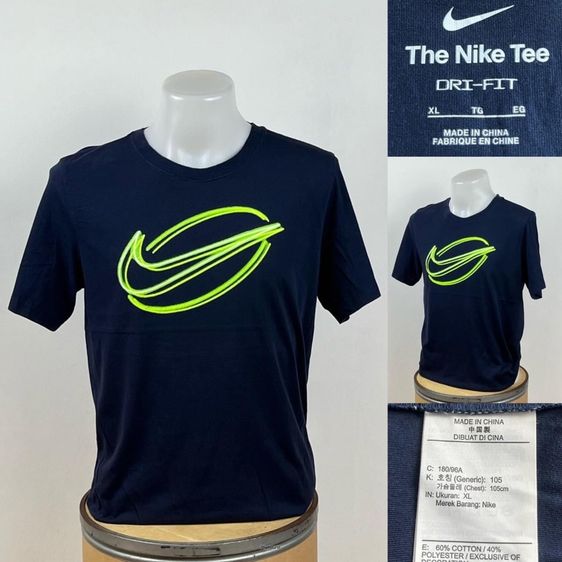 ดำ แขนสั้น อื่นๆ อื่นๆ เสื้อยืด NIKE แท้ 💯 size XL ขนาด อก 21.5 ยาว 28 นิ้ว สภาพดีมาก ลายสวย เนื้อผ้าดีมากอาดาศผ่านง่าย หายากน่าสะสมครับ