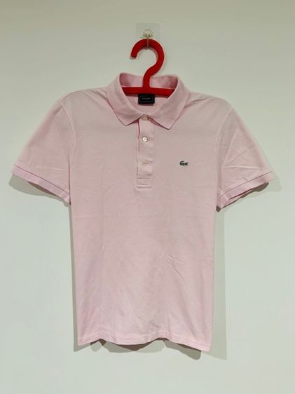 เสื้อโปโล LACOSTE ผู้หญิง แท้ 💯 size 4 ขนาด อก 18 ยาว 25 นิ้ว สภาพใหม่มาก สีชมพูอ่อน ดีเทลสวย เนื้อผ้าดีมากอาดาศผ่านง่าย หายากน่าสะสมครับ
