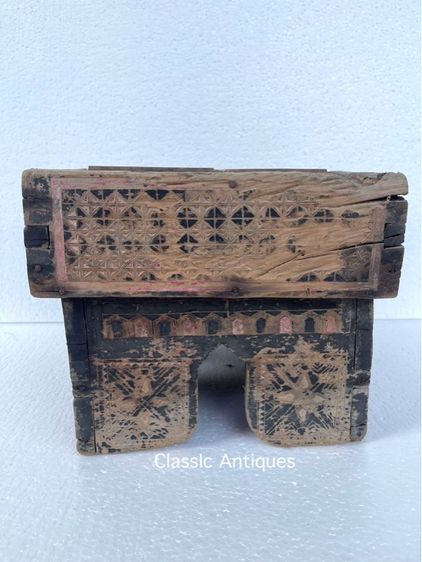 เชี่ยนหมาก ขันหมาก ไม้โบราณ A5 รูปที่ 8