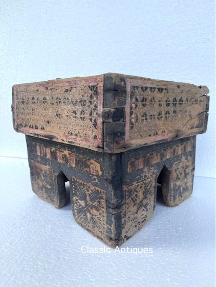 เชี่ยนหมาก ขันหมาก ไม้โบราณ A5 รูปที่ 10