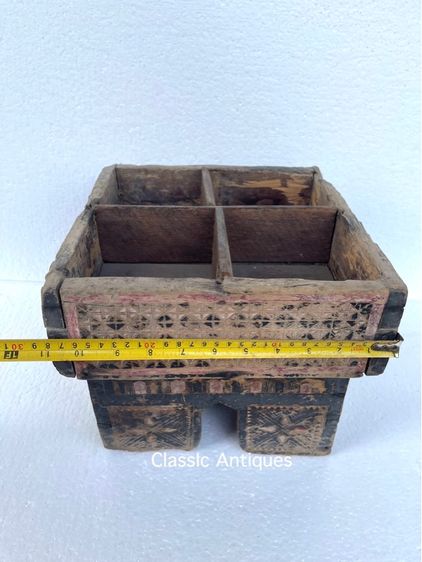 เชี่ยนหมาก ขันหมาก ไม้โบราณ A5 รูปที่ 13