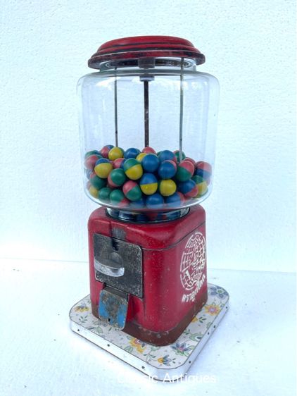 โหลไข่ ตราลูกโลก หยอดเหรียญ1บาท สะสม