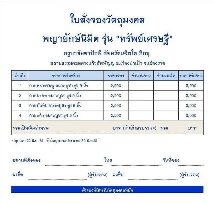 ท้าวเวสสุวรรณโน พญายักษ์นิมิต รุ่น ทรัพย์เศรษฐี ปี2561 รูปที่ 8