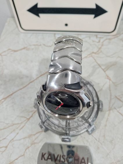 นาฬิกา oakley blade custom  polished หน้าดำ รูปที่ 4