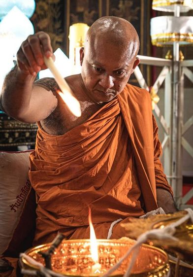 ตาฤาษีเนรมิตสิทธิโชค ขนาดบูชา ใต้ฐานอุดด้วยมวลสารศักดิ์สิทธิ  ท่านเจ้าคุณ พระราชสิริวัชรรังษี วัดชินวราราม วรวิหาร หลวงพ่อชำนาญ ออกวัดบางกุฏีทอง จ.ปทุมธานี กฐิน 2 พ.ย. 2557 ขนาดหน้าตัก 3 นิ้ว พร้อมพานเซรามิคกว้าง 5 นิ้ว ตอกโค๊ดและหมายเลข รูปที่ 14