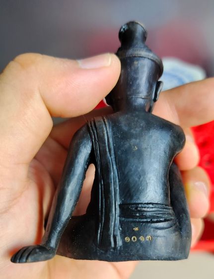 ตาฤาษีเนรมิตสิทธิโชค ขนาดบูชา ใต้ฐานอุดด้วยมวลสารศักดิ์สิทธิ  ท่านเจ้าคุณ พระราชสิริวัชรรังษี วัดชินวราราม วรวิหาร หลวงพ่อชำนาญ ออกวัดบางกุฏีทอง จ.ปทุมธานี กฐิน 2 พ.ย. 2557 ขนาดหน้าตัก 3 นิ้ว พร้อมพานเซรามิคกว้าง 5 นิ้ว ตอกโค๊ดและหมายเลข รูปที่ 6