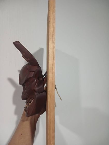 หน้ากากโบราณไม้จากศิลปะญี่ปุ่น  รูปที่ 4