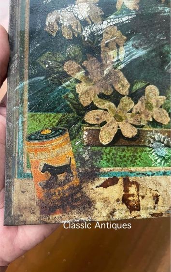 ป้ายสังกะสี ร้านขาย ถ่านไฟฉาย ศรีไทย ลี่กวง ยุคพระนคร โบราณ รูปที่ 16