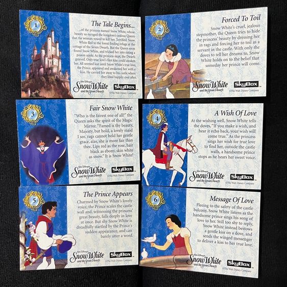 เซ็ทการ์ด Snow White and the Seven Dwarfs (90 ใบ)  รูปที่ 6