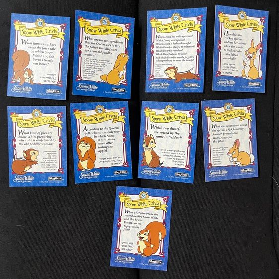 เซ็ทการ์ด Snow White and the Seven Dwarfs (90 ใบ)  รูปที่ 10