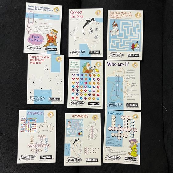 เซ็ทการ์ด Snow White and the Seven Dwarfs (90 ใบ)  รูปที่ 4