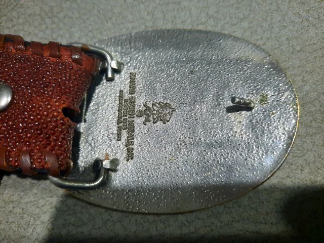 ขอขายหัวเข็มขัด Dallas cowboy เคลือบทองคำ24 KGPแท้แบบหนาๆของยี่ห้อ ADM Award design medals, inc. po.box 1088 Norman okla 71070.made in USA  รูปที่ 6