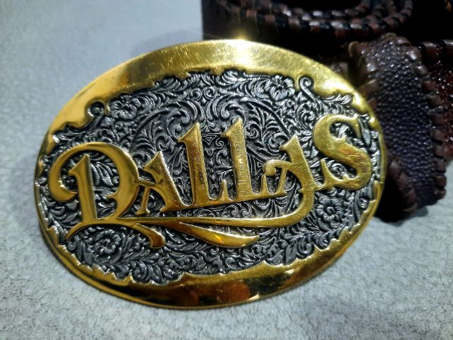 ขอขายหัวเข็มขัด Dallas cowboy เคลือบทองคำ24 KGPแท้แบบหนาๆของยี่ห้อ ADM Award design medals, inc. po.box 1088 Norman okla 71070.made in USA  รูปที่ 2