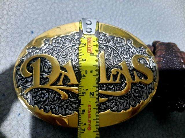 ขอขายหัวเข็มขัด Dallas cowboy เคลือบทองคำ24 KGPแท้แบบหนาๆของยี่ห้อ ADM Award design medals, inc. po.box 1088 Norman okla 71070.made in USA  รูปที่ 11