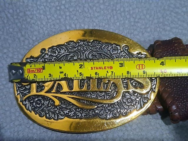 ขอขายหัวเข็มขัด Dallas cowboy เคลือบทองคำ24 KGPแท้แบบหนาๆของยี่ห้อ ADM Award design medals, inc. po.box 1088 Norman okla 71070.made in USA  รูปที่ 9