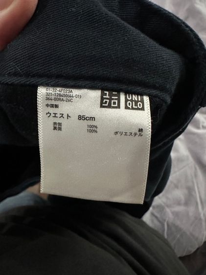 กางเกงทรงสแลคผ้าชิโน แบรนด์ Uniqlo(ยูนิโคล่) รูปที่ 3