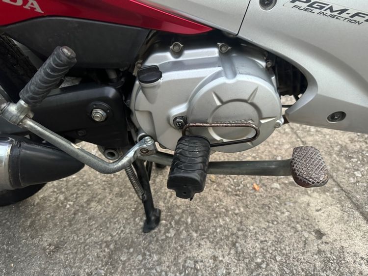 HONDA Wave 110i หัวฉีดเกียร์ สตาร์ทมือ สภาพรถเดิมๆ เครื่องดีมาก สีสวยมาก ต้องมาดูของจริง ราคารวมโอนฟรี มีเเถมหมวก รูปที่ 10