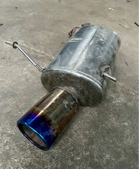 กันชนหลังมินิR56 แถมท่อสูตรข้างปลายรุ้งเงาแวปท่อเสียงนุ่มๆ ราคากัน รูปที่ 5