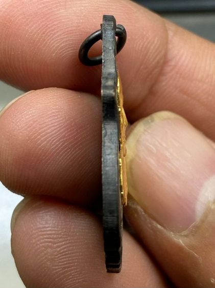 เหรียญปาดตาลหลวงพ่อคง ลงยาหน้ากากทอง รูปที่ 3