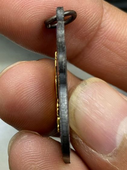 เหรียญหลวงพ่อวัดไร่ขิง ลงยาหน้ากากทอง รูปที่ 3