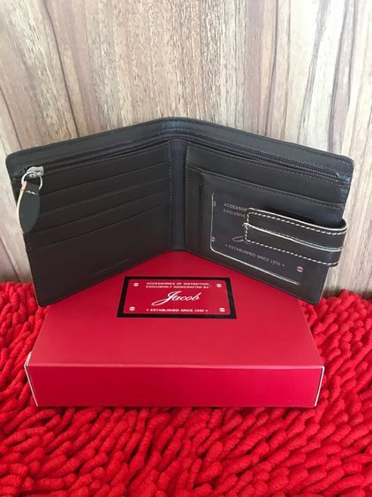 กระเป๋าสตางค์ หนังแท้  🌺 แบรนด์ JACOB  รูปที่ 6