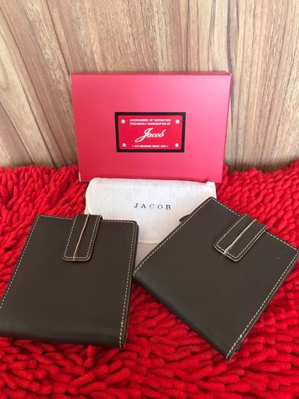 กระเป๋าสตางค์ หนังแท้  🌺 แบรนด์ JACOB  รูปที่ 9