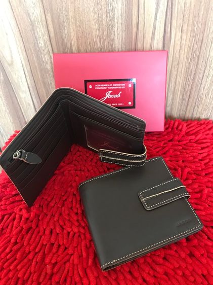 กระเป๋าสตางค์ หนังแท้  🌺 แบรนด์ JACOB  รูปที่ 8
