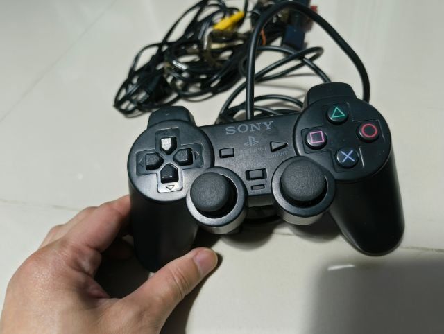 Sony อุปกรณ์เสริมเพลสเตชั่น เชื่อมต่อไร้สายไม่ได้ เครื่องเกม PS2 made in japan