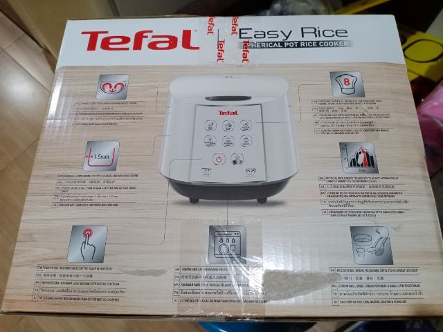 มือ1 Tefal หม้อหุงข้าวดิจิตอล มือ 1 ของใหม่  รุ่น Easy Rice  รูปที่ 9