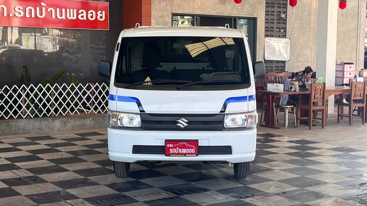 Suzuki Carry 2023 1.5 Pickup เบนซิน ไม่ติดแก๊ส เกียร์ธรรมดา ขาว รูปที่ 2