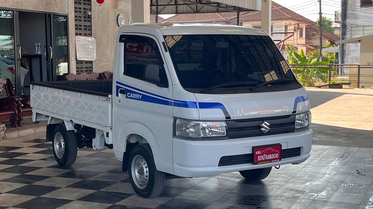 Suzuki Carry 2023 1.5 Pickup เบนซิน ไม่ติดแก๊ส เกียร์ธรรมดา ขาว รูปที่ 3
