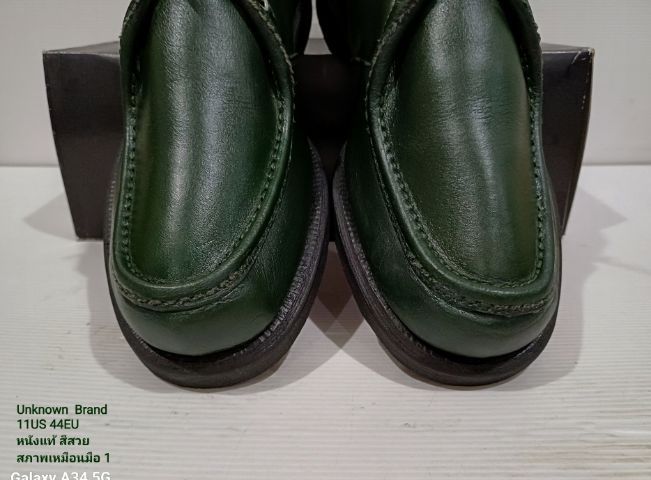 Unknown Brand หุ้มข้อหนังแท้สีเท่ห์ๆ 10US 44EUR(28.5cm) Genuine and Original มือ 2 สภาพเหมือนมือ 1 ไว้สวมโอกาสดีๆหรือสวมใส่ท่องเที่ยวแบบชิวๆ รูปที่ 6