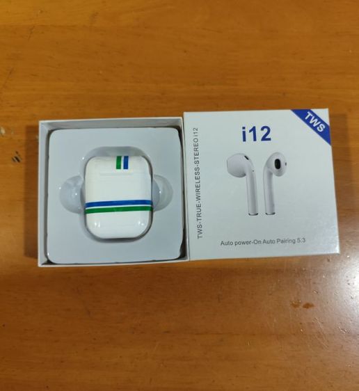 หูฟัง บลูทูธ WIRELESS STEREO รุ่น i12 ตัดเสียงรบกวน สำหรับ คุย หรือ ฟังเพลง รูปที่ 2