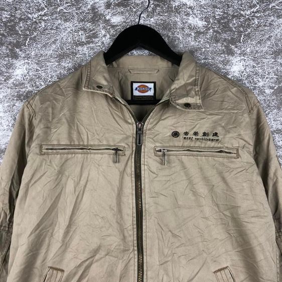 เสื้อแจ็คเก็ต DICKIES แท้ 💯 size วัดจริง ขนาด อก 21.5 ยาว 26.5 นิ้ว สภาพดีมาก ทรงสวย ดีเทลกระเป๋าสวย ตัดเย็บดีมาก หายากน่าสะสมครับ รูปที่ 2