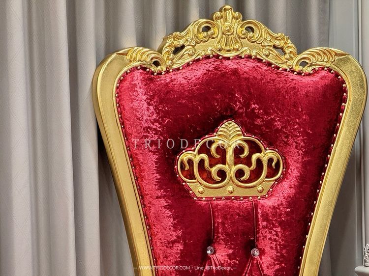 𝙴𝙻𝙸𝚉𝙰𝙱𝙴𝚃𝙷-𝙶 𝙻𝙾𝚄𝙽𝙶𝙴 𝙲𝙷𝙰𝙸𝚁 เก้าอี้พักผ่อนสไตล์หลุยส์ รุ่น “อลิซาเบธ-จี” รูปที่ 4