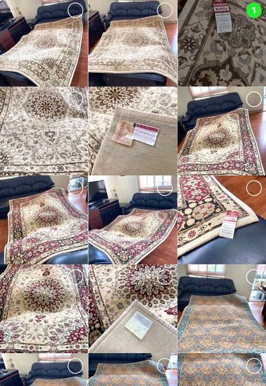 เลิกกิจการ ลดถุกมากๆพรมนำเข้าจากยุโรปขนแกะลด50