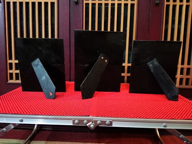 กรอบรูปรัชกาลที่ 5เปลือกหอยมุกขายเหมา 3 ชิ้นเก่าโบราณ รูปที่ 5