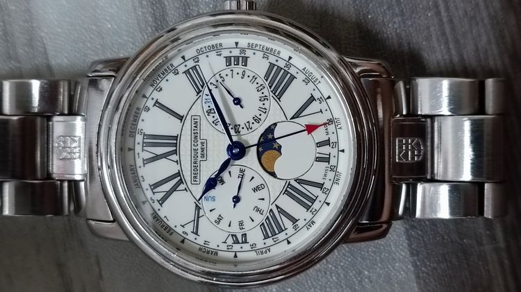Federique Constant นาฬิกาสุดเท่ แสดงข้างขึ้นข้างแรม ไม่เหมือนใคร รูปที่ 5