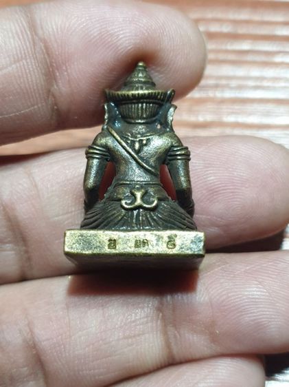 พระพิฆเนศลอยองค์ รุ่นแรก หลวงพ่อยิด ปี35 วัดหนองจอก กุยบุรี ประจวบคีรีขันธ์ เนื้อสำริด มีโค๊ด สวยไม่ผ่านการใช้ รูปที่ 9