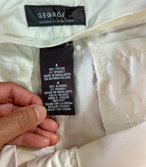 🌈 กางเกง3ส่วน George(จอร์จ)👉แบรนด์แท้💯🌈😍แนววินเทจที่ทุกคนต้องการและตามหา รูปที่ 5