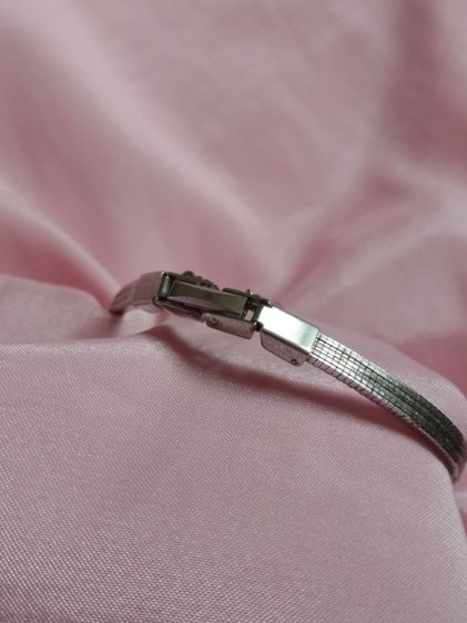 SEIKOแท้ เคลือบทองคำขาว ฝังเพชร2เม็ด ใช้ได้ปกติ  รูปที่ 7