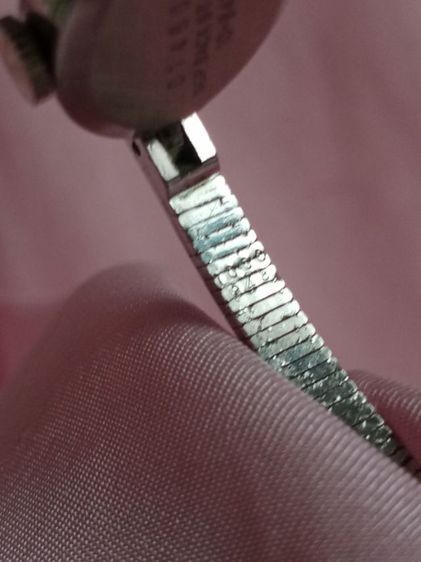 SEIKOแท้ เคลือบทองคำขาว ฝังเพชร2เม็ด ใช้ได้ปกติ  รูปที่ 9