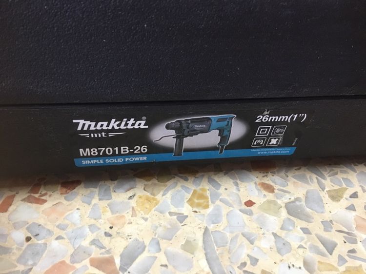 สว่านไฟฟ้าโรตารี่ makita M8701B-26 สวยพร้อมใช้งานพร้อมกล่องแท้ รูปที่ 6