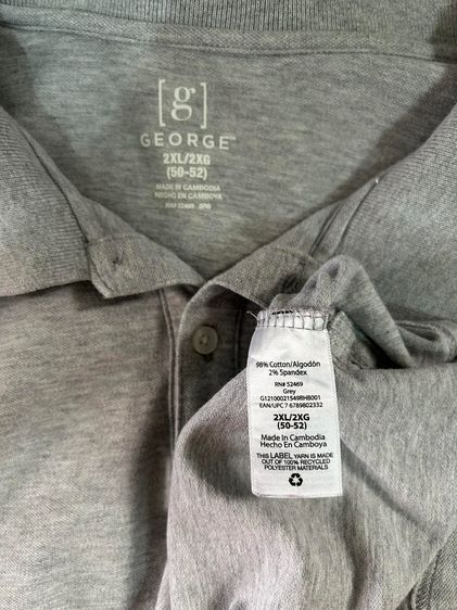 🌈 เสื้อโปโลผู้ชาย เสื้อคอปก แขนสั้น 👉แบรนด์George(จอร์จ)แท้💯แบรนด์ดัง💯🌈 รูปที่ 5