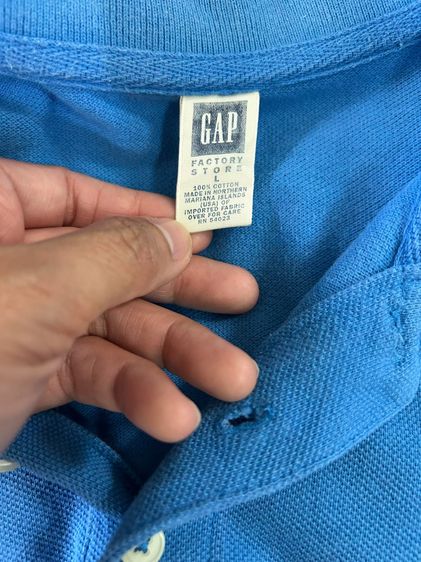 🌈 เสื้อโปโลผู้ชาย เสื้อคอปก แขนสั้น👉แบรนด์Gap(แก๊ป) แท้💯แบรนด์ดัง💯🌈 รูปที่ 5