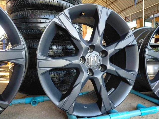 แม็กฮอนด้า18 กว้าง8 et50 สีเดิมป้ายแดง ใส่ accord CRV civic HRVอื่นๆ 5 รู 114 รูปที่ 3