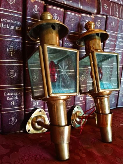 โคมไฟเนื้อทองเหลืองนำเข้าสภาพเยี่ยมสภาพใหม่ยังไม่ใช้งาน รูปที่ 9