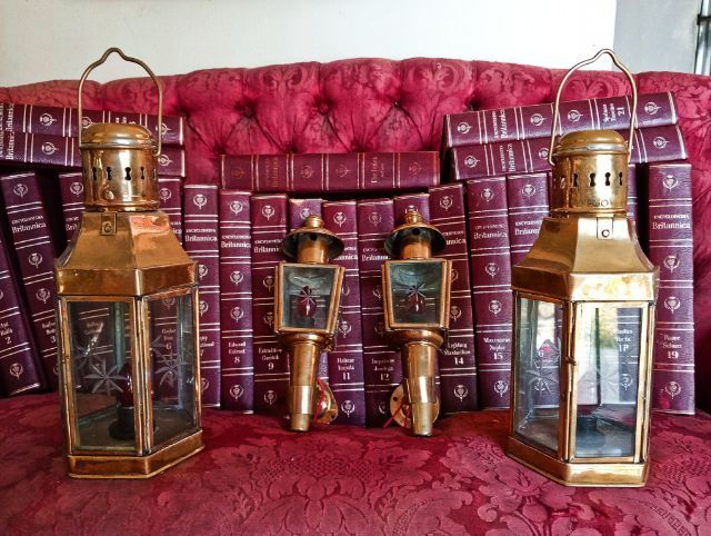 โคมไฟเนื้อทองเหลืองนำเข้าสภาพเยี่ยมสภาพใหม่ยังไม่ใช้งาน รูปที่ 5