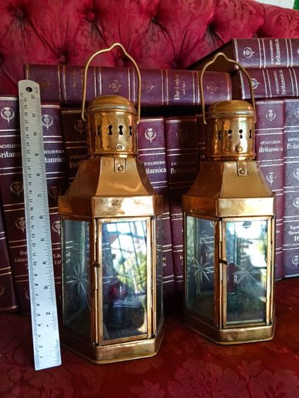 โคมไฟเนื้อทองเหลืองนำเข้าสภาพเยี่ยมสภาพใหม่ยังไม่ใช้งาน รูปที่ 10