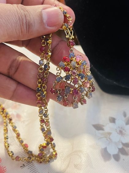 จี้อุบะพลอยสปิเนลพม่าเก่า รูปที่ 4